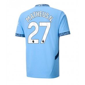 Billiga Manchester City Matheus Nunes #27 Hemmatröja 2024-25 Kortärmad